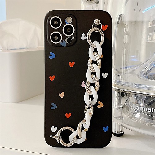 

Phone Case For Apple Back Cover iPhone 12 Pro Max 11 SE 2020 X XR XS Max 8 7 Shockproof Dustproof Heart TPU