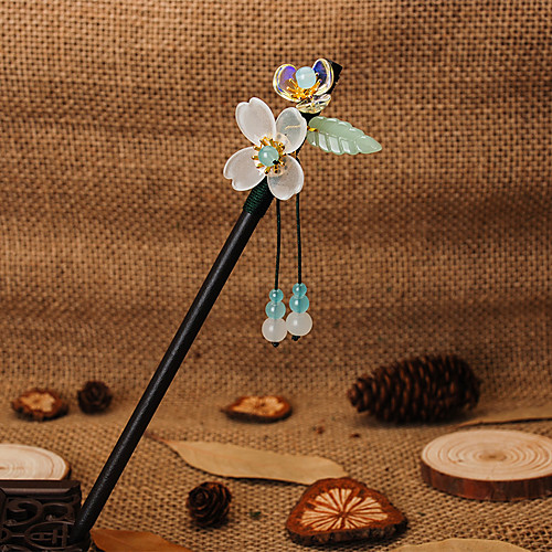 

ebony hairpin, tassel step, swing hairpin, children's ancient style headdress, hairpin, hanfu accessories, ancient costume hairpin, and hairpin ornaments