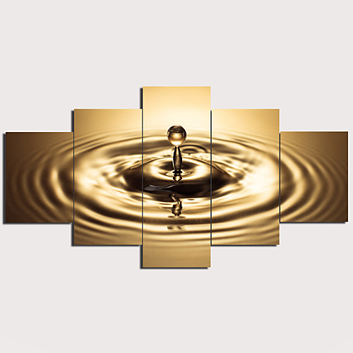 

5 Panels Wall Art Canvas Prints Painting Artwork Picture Water Drop Painting Home Decoration Decor Rolled Canvas No Frame Unframed Unstretched