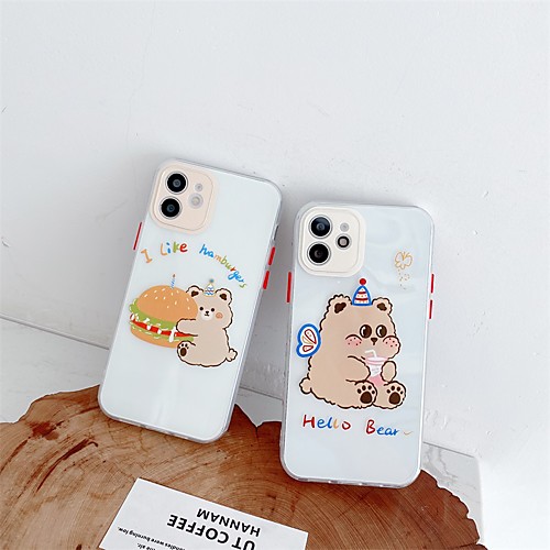 

Phone Case For Apple Back Cover iPhone 12 Pro Max 11 SE 2020 X XR XS Max 8 7 Shockproof Dustproof Cartoon TPU