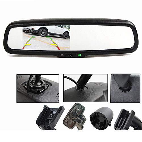

Factory Outlet PZ705A412 LCD Digital Screen Wireless Car Reversing Monitor / Reversing Radar Kit Waterproof / 360° monitoring for Car