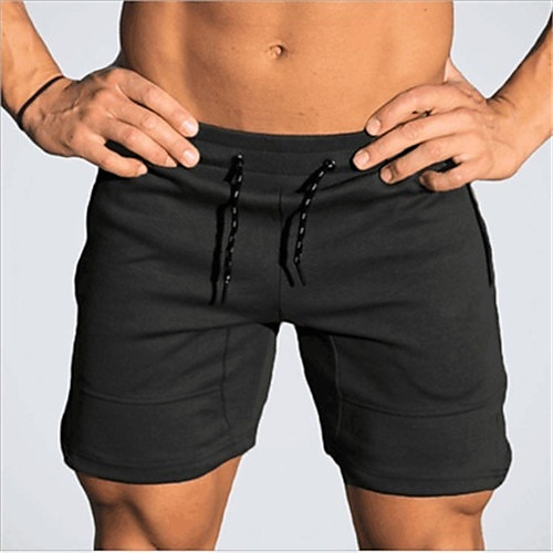 

Men's Shorts Casual / Sporty Casual Daily Chinos Shorts Pants Solid Color Short Blue Army Green Gray White Black
