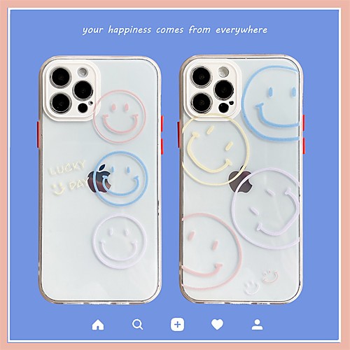 

Phone Case For Apple Back Cover iPhone 12 Pro Max 11 SE 2020 X XR XS Max 8 7 Shockproof Dustproof Cartoon TPU