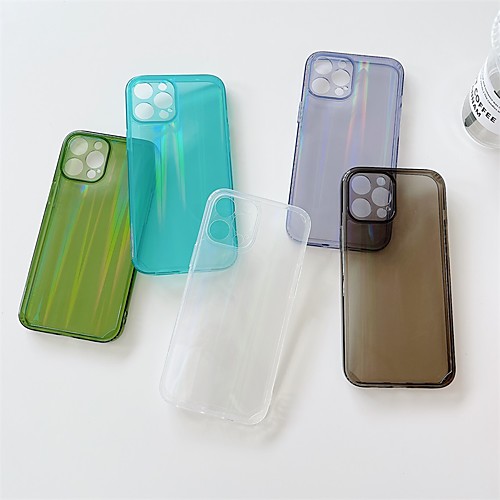 

Phone Case For Apple Back Cover iPhone 12 Pro Max 11 SE 2020 X XR XS Max 8 7 Shockproof Dustproof Transparent TPU