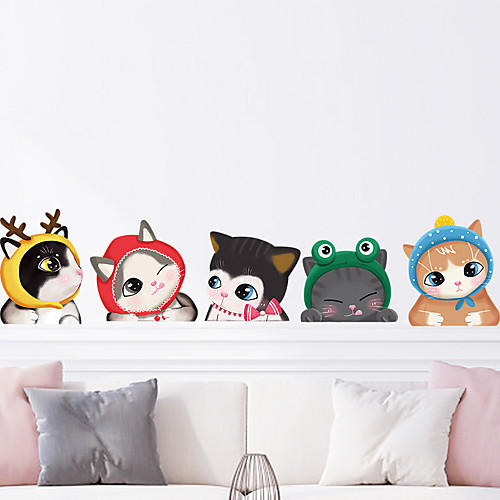 

Animals Cartoon Wall Stickers Living Room Kids Room Kindergarten Removable PVC Home Decoration Wall Decal 1pc