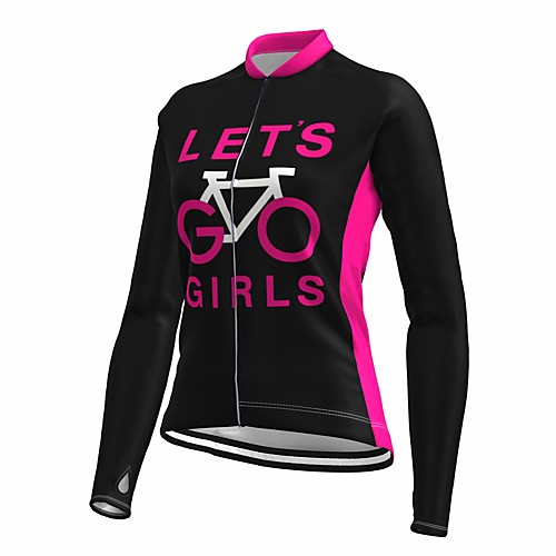 

21Grams Women's Long Sleeve Cycling Jersey Spandex Black Bike Top Mountain Bike MTB Road Bike Cycling Quick Dry Moisture Wicking Sports Clothing Apparel / Stretchy / Athleisure
