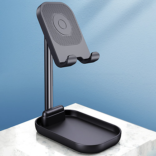 

WiWU Phone Holder Stand Mount Desk Phone Holder Buckle Type Adjustable Aluminum Alloy ABS Phone Accessory iPhone 12 11 Pro Xs Xs Max Xr X 8 Samsung Glaxy S21 S20 Note20