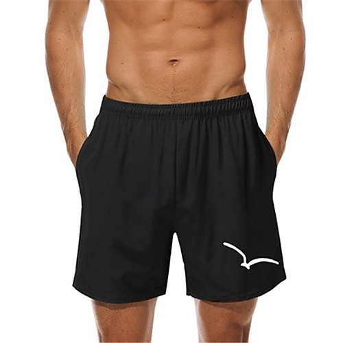 

Men's Casual Casual Daily Shorts Pants Graphic Knee Length Black