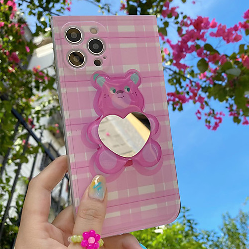 

Phone Case For Apple Back Cover iPhone 12 Pro Max 11 SE 2020 X XR XS Max iphone 7Plus / 8Plus Shockproof Dustproof with Stand Graphic TPU