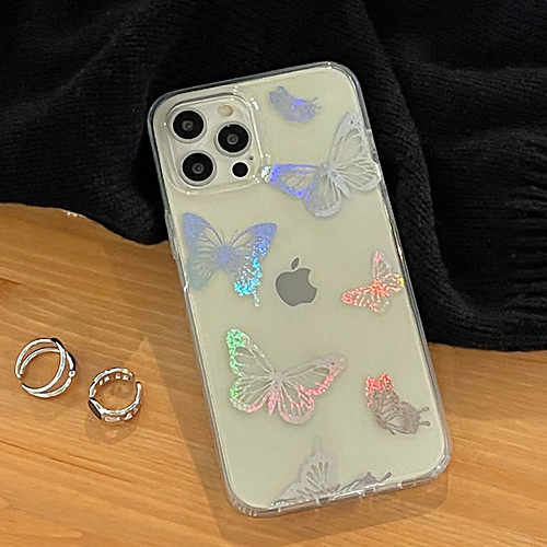 

Phone Case For Apple Back Cover iPhone 12 Pro Max 11 SE 2020 X XR XS Max 8 7 Shockproof Dustproof Graphic Transparent TPU