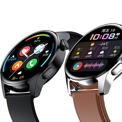 

I29 Smartwatch Fitness Running Watch Bluetooth Sleep Tracker Heart Rate Monitor Sedentary Reminder Message Reminder Call Reminder Camera Control IP 67 46mm Watch Case for Android iOS Men Women