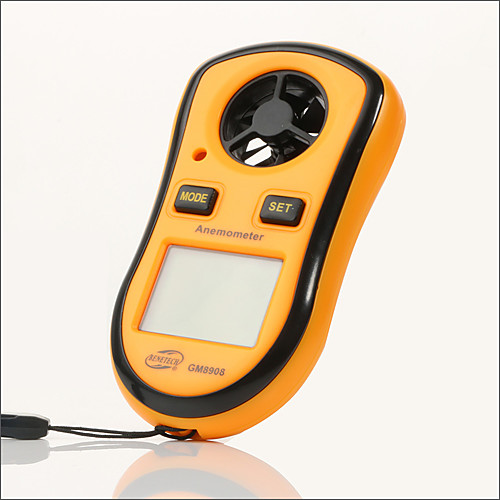 

BENETECH GM8908 Digital Anemometer 0-30m/s Handheld Wind Speed Gauge Meter Air Velocity Temperature Measurement