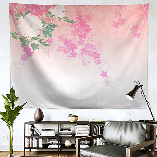 

Floral Wall Tapestry Art Decor Blanket Curtain Hanging Home Bedroom Living Room Decoration Polyester