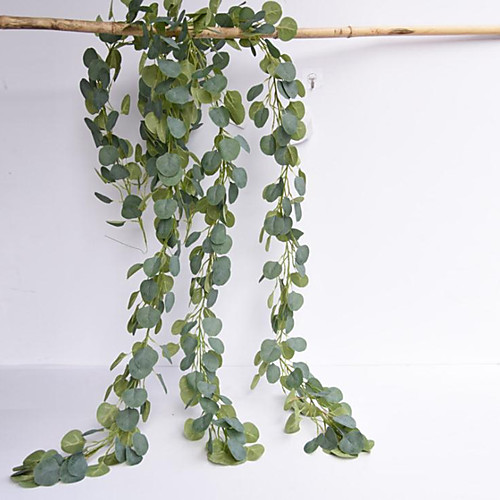 

190cm Eucalyptus Vine Emulated Leaf Green Vine For Home Decoration