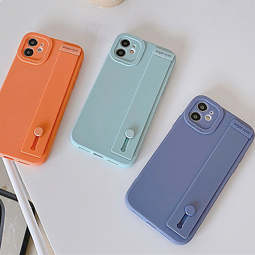 

Phone Case For Apple Back Cover iPhone 12 Pro Max 11 SE 2020 X XR XS Max 8 7 Shockproof Dustproof Solid Colored TPU