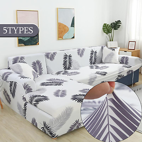 

Stretch Sofa Cover Slipcover Elastic Sectional Couch Armchair Loveseat 4 Or 3 Seater L Shape Soft Durable