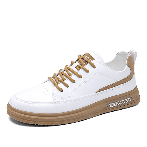 

Men's Sneakers Casual Classic Preppy Daily PU Breathable Gray Khaki Black Fall Summer