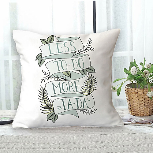 

Letters Double Side Cushion Cover 1PC Soft Decorative Square Throw Pillow Cover Cushion Case Pillowcase for Bedroom Livingroom Superior Quality Machine Washable Outdoor Cushion for Sofa Couch Bed Chair