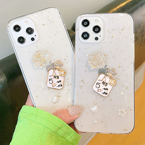 

Phone Case For Apple Back Cover iPhone 12 Pro Max 11 SE 2020 X XR XS Max 8 7 Shockproof Dustproof Glitter Shine TPU