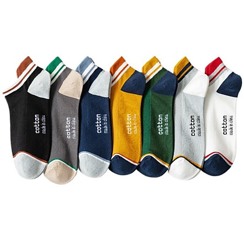 

Men's Socks Mixed Color / Sports and Outdoors Socks Medium Athleisure Yellow 1 Pair