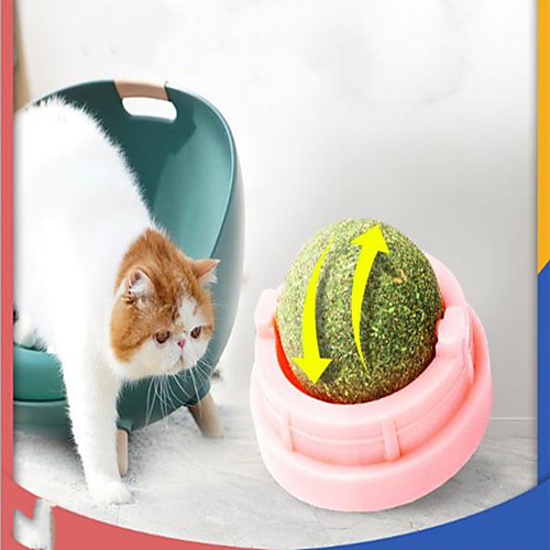 

Rotating Toy Cat 1pc Round Pet Friendly Catnip Gift Pet Toy Pet Play