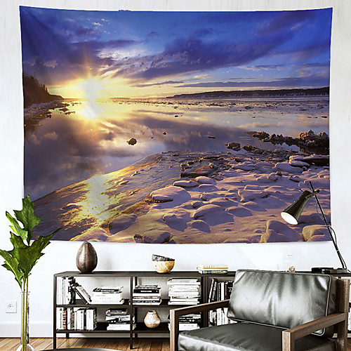 

Landscape Wall Tapestry Art Decor Blanket Curtain Hanging Home Bedroom Living Room Decoration Polyester