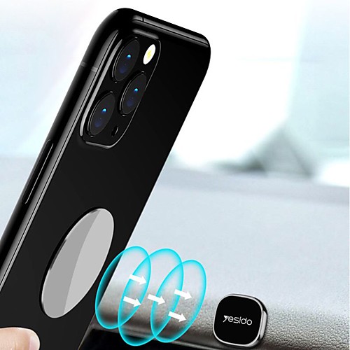 

Phone Holder Stand Mount Car Car Holder Phone Holder Magnetic Phone Holder Silicone Aluminum Alloy Phone Accessory iPhone 12 11 Pro Xs Xs Max Xr X 8 Samsung Glaxy S21 S20 Note20