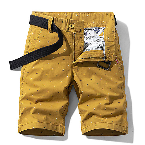 

Men's Cargo Casual / Sporty Chinos Tactical Cargo Pants Solid Colored Spot ArmyGreen Blue Yellow Khaki
