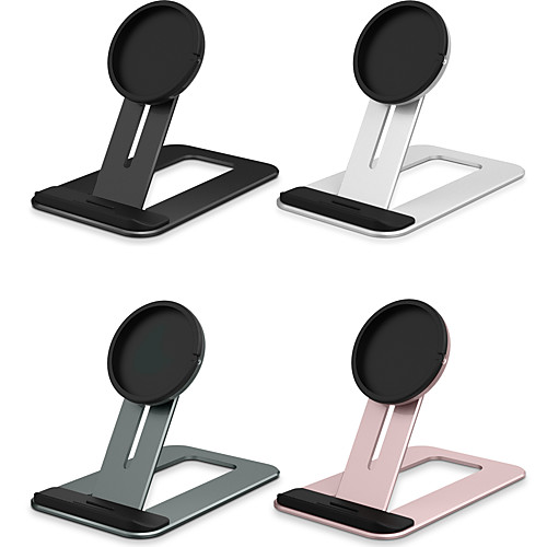 

Phone Holder Stand Mount Desk Phone Desk Stand Adjustable Silicone Aluminum Alloy Phone Accessory iPhone 12 11 Pro Xs Xs Max Xr X 8 Samsung Glaxy S21 S20 Note20