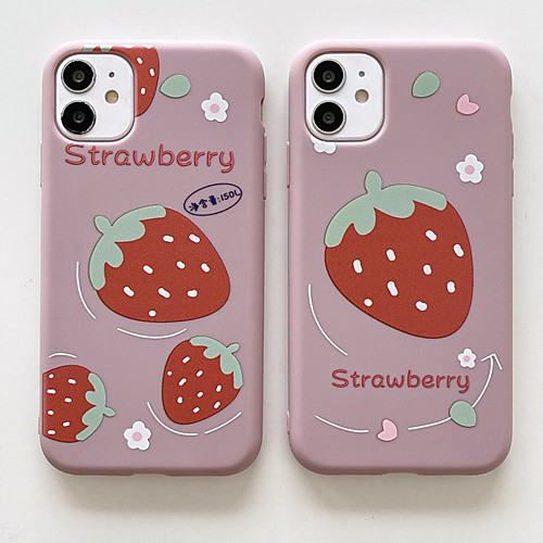

Phone Case For Apple Back Cover iPhone 12 Pro Max 11 SE 2020 X XR XS Max 8 7 Shockproof Dustproof Food Graphic TPU