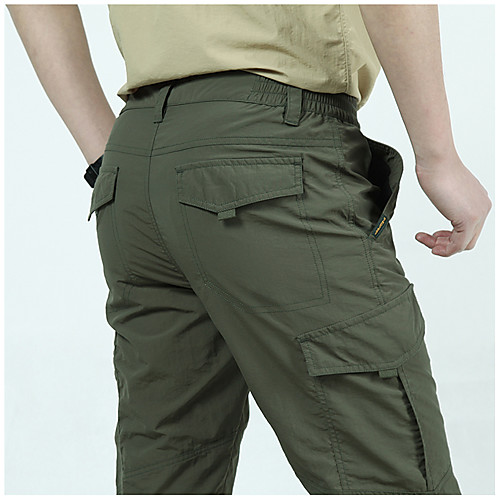 

Men's Sports & Outdoors Cargo Comfort Outdoor Casual Pants Tactical Cargo Pants Solid Color Full Length Classic ArmyGreen Black Dark Gray Dark Blue