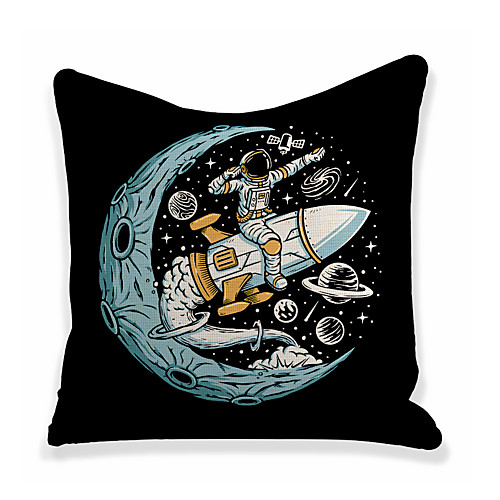 

Double Side Cushion Cover 1PC Faux Linen Soft Decorative Square Throw Pillow Cover Cushion Case Pillowcase for Sofa Bedroom Superior Quality Machine Washable