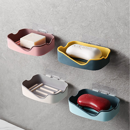 

Random Color 1pcs Washable Soap Dishes,Storage Ordinary Modern Plastic
