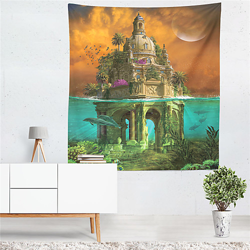 

Fantasy Wall Tapestry Art Decor Blanket Curtain Hanging Home Bedroom Living Room Decoration Polyester