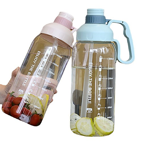 

1800ml Outdoor Fitness Sports Bottle Kettle Large Capacity Portable Climbing Bicycle Water Bottles Gym Space Cups