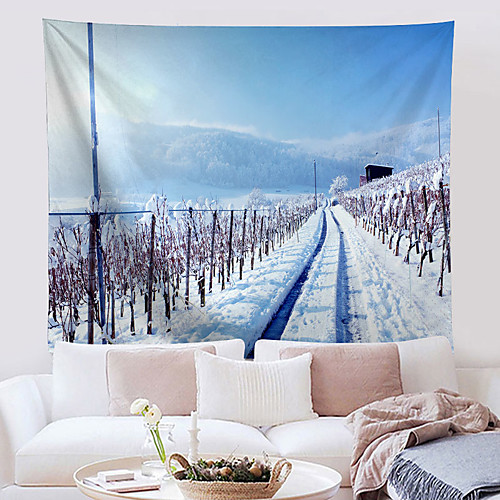 

Landscape Wall Tapestry Art Decor Blanket Curtain Hanging Home Bedroom Living Room Decoration Polyester