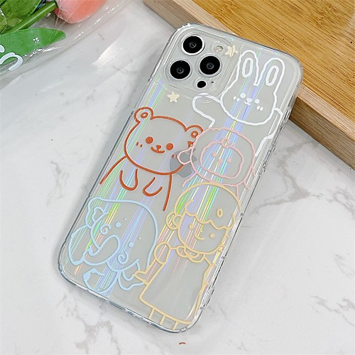 

Phone Case For Apple Back Cover iPhone 12 Pro Max 11 SE 2020 X XR XS Max 8 7 Shockproof Dustproof Cartoon TPU