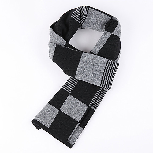 

Men's Rectangle Scarf Daily As Per Picture Scarf Lattice