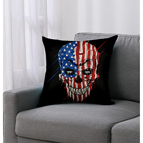 

Independence Day Double Side Cushion Cover 1PC Soft Decorative Throw Pillow Cover Case Pillowcase for Bedroom Livingroom Superior Quality Machine Washable Outdoor Cushion for Sofa Couch Bed Chair