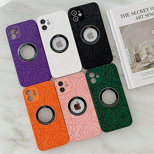 

Phone Case For Apple Back Cover iPhone 12 Pro Max 11 SE 2020 X XR XS Max 8 7 Shockproof Dustproof Solid Colored Geometric Pattern TPU