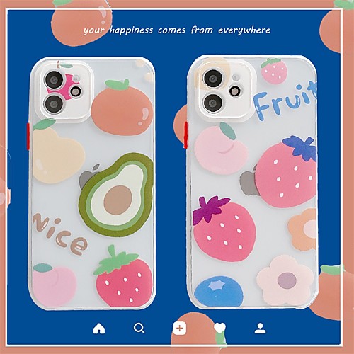 

Phone Case For Apple Back Cover iPhone 12 Pro Max 11 SE 2020 X XR XS Max 8 7 Shockproof Dustproof Cartoon TPU