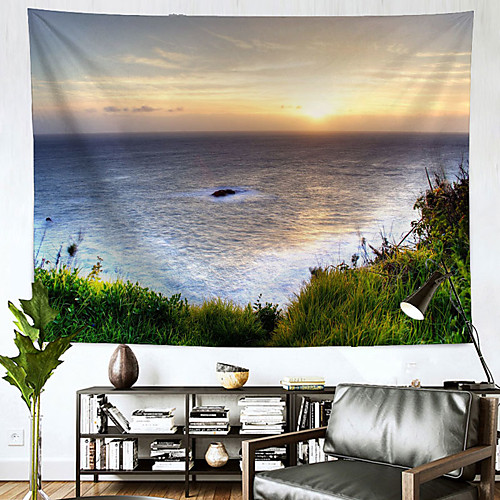 

Landscape Wall Tapestry Art Decor Blanket Curtain Hanging Home Bedroom Living Room Decoration Ocean