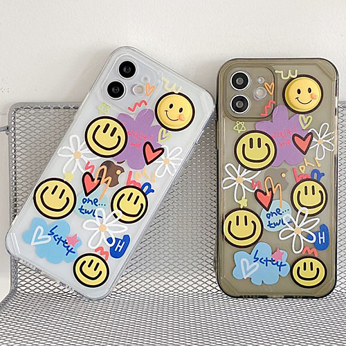 

Phone Case For Apple Back Cover iPhone 12 Pro Max 11 SE 2020 X XR XS Max 8 7 Shockproof Dustproof Cartoon Geometric Pattern TPU