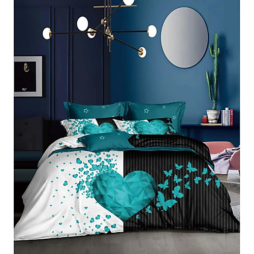 

Couple Wedding Bedding Sets Esydream Couple Butterfly Love Wedding Duvet Cover Queen 3PC Ultra Soft Microfiber His Side Her Side Bedding Duvet Cover 1PC with 2pc Pillowcase