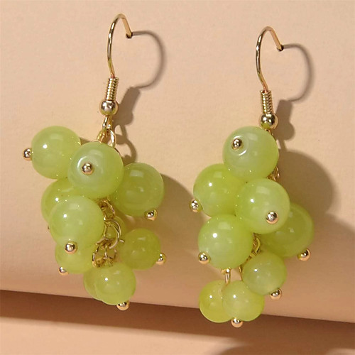 

Women's Drop Earrings Earrings Classic Fruit Stylish Simple Cartoon Korean Sweet Earrings Jewelry Green For Sport Gift Date Vacation Promise 1 Pair
