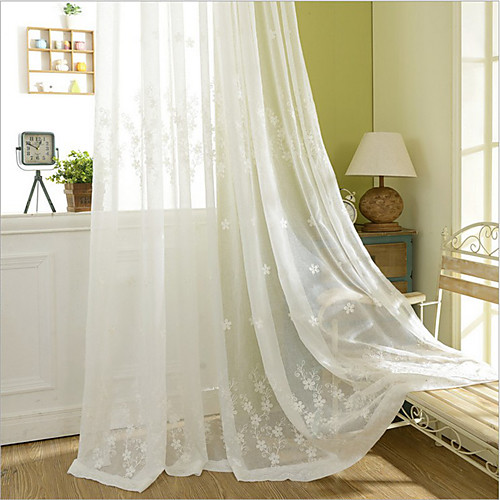 

Window Curtain Semi Sheer Drapes Window Treatment Window Decor White For Living Room Bedroom Front Door