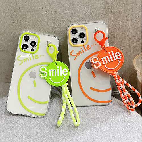 

Phone Case For Apple Back Cover iPhone 12 Pro Max 11 SE 2020 X XR XS Max 8 7 Shockproof Dustproof Graphic Transparent TPU