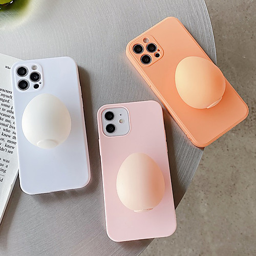 

Phone Case For Apple Back Cover iPhone 12 Pro Max 11 SE 2020 X XR XS Max 8 7 Shockproof Dustproof Solid Colored TPU