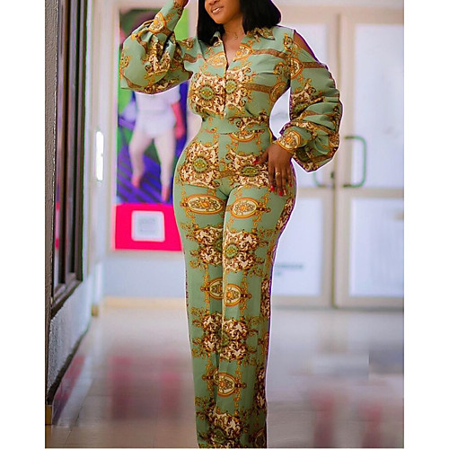

Women's Sexy Causal Daily Holiday 2021 Green Jumpsuit Luxury Modern Style