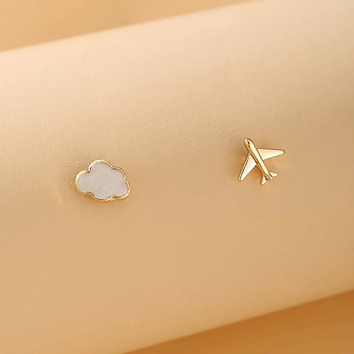 

Stud Earrings Earrings Classic Wedding Birthday Fashion Holiday Korean Sweet Earrings Jewelry Gold For Christmas Gift Beach Festival 1 Pair